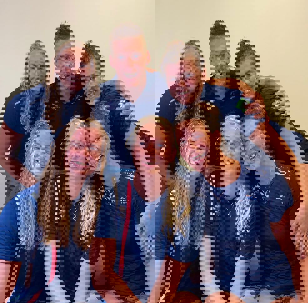 Foto Nederlandse selectie kanosprint