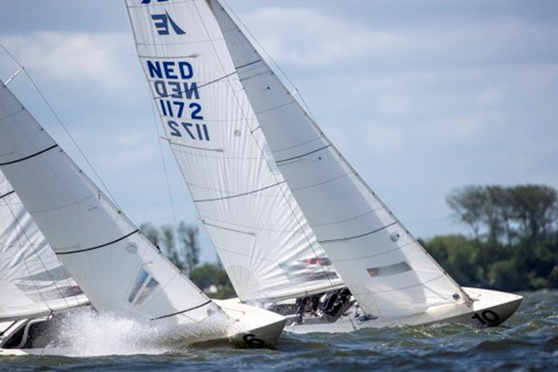 Etchells in actie - foto Sander van der Borch