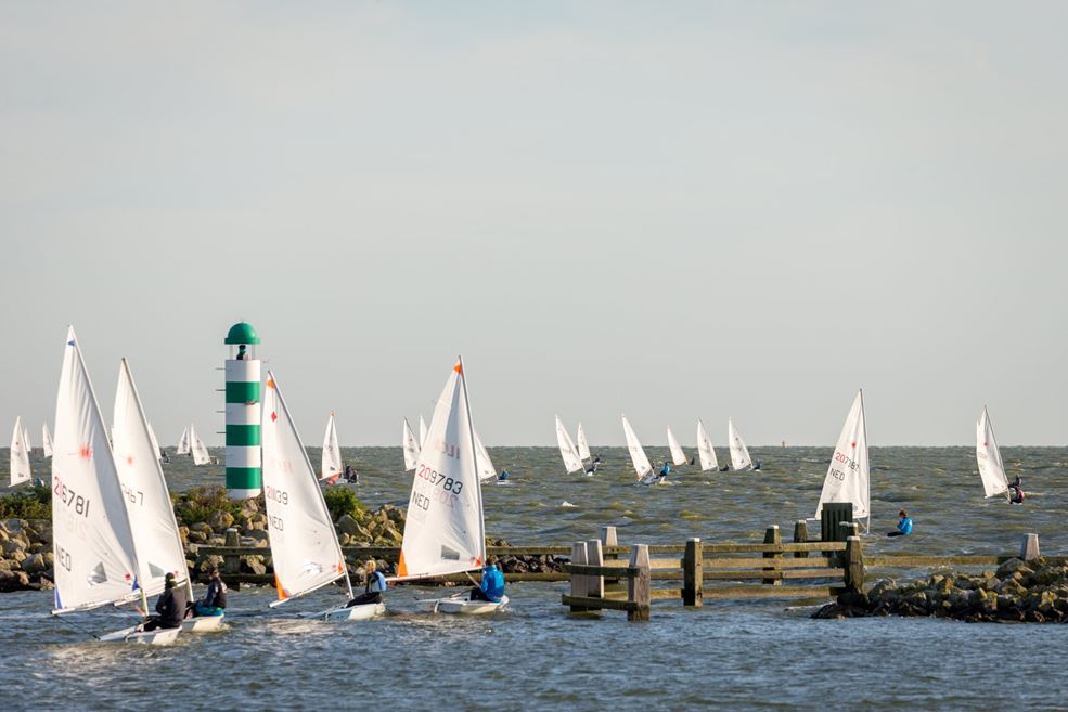 Een van de vele wedstrijden die door is gegaan in 2020: het Open Dutch Sailing Championships. Fotocredits: Klaas Wiersma