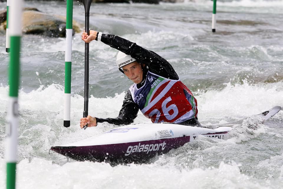 Strong final K1 E.K.  Tunisen is brilliantly ranked seventh in Canoslalom