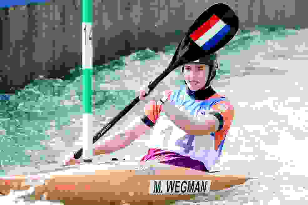 Martina Wegman in actie in China Supercup