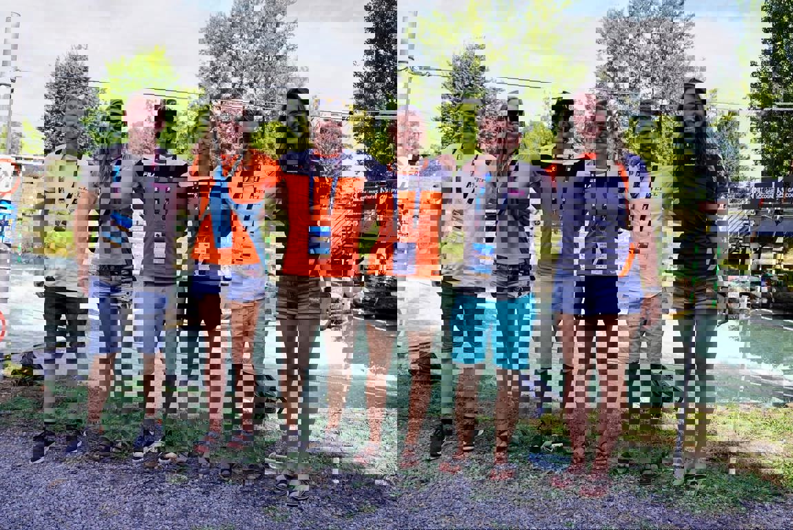 Op de foto: vlnr: Yoeri Welling, Martina Wegman, Telmo Olazabal, Lena Teunissen, Joris Otten, Claudia Leenders