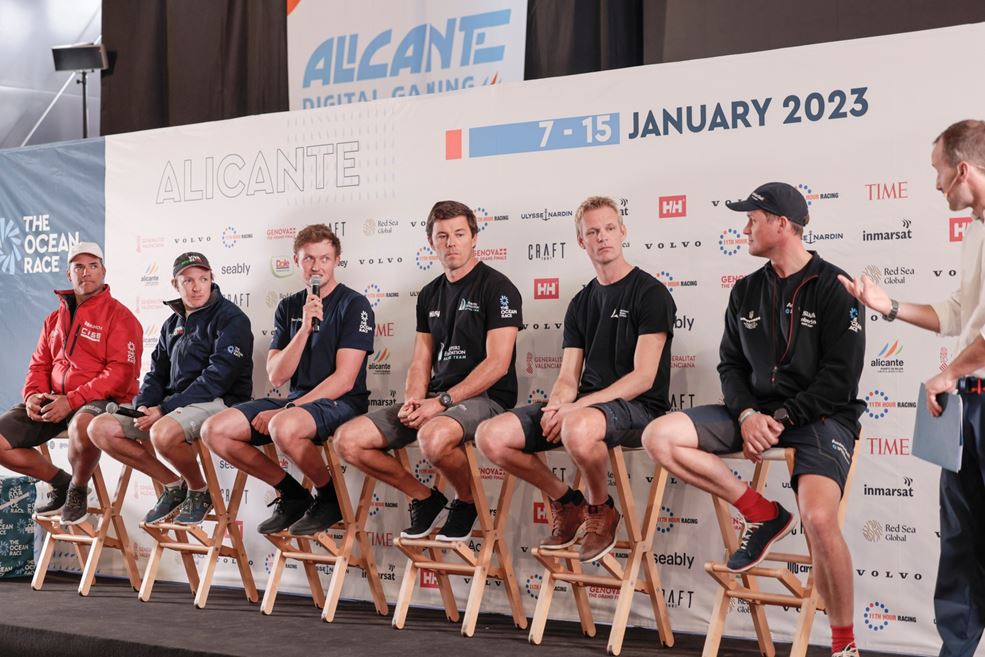 Schippers persconferentie vrijdag 13 januari met onder andere Jelmer van Beek en Gerwin Jansen - Sailing Energy / The Ocean Race