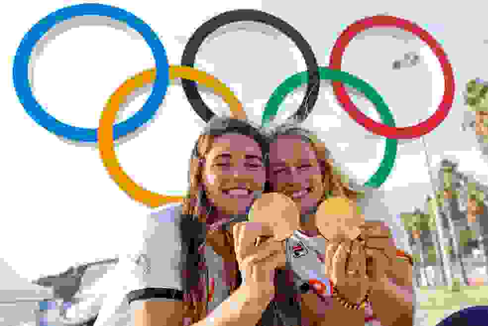 Odile van Aanholt en Annette Duetz